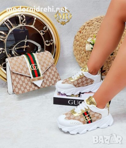 Дамски спортни обувки и чанта Gucci код 142, снимка 1 - Дамски ежедневни обувки - 33753808