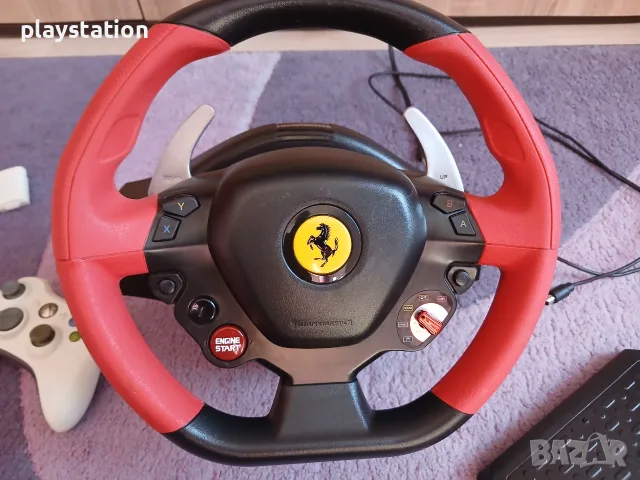 Геймърски волан с педали Thrustmaster Ferrari 458 Spider за Xbox One / Series X|S