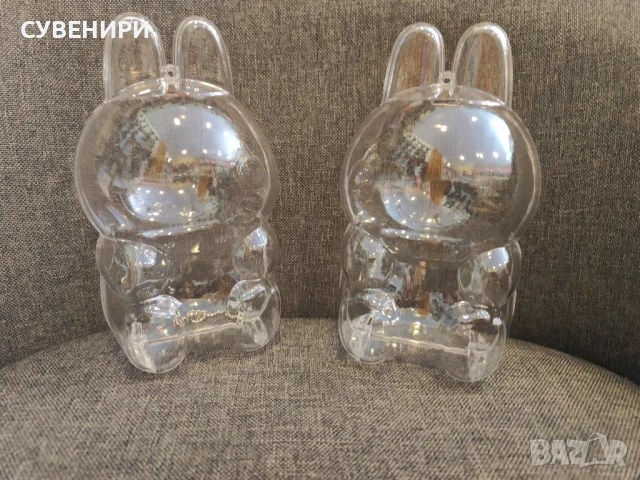 Прозрачна акрилна подаръчна защитна кутия за играчка Labubu, снимка 4 - Фигурки - 50601668