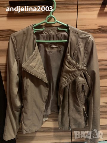 Дамско кожено сако-яке , снимка 1