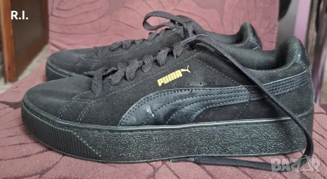 Черни дамски маратонки Puma, снимка 2 - Маратонки - 47820131