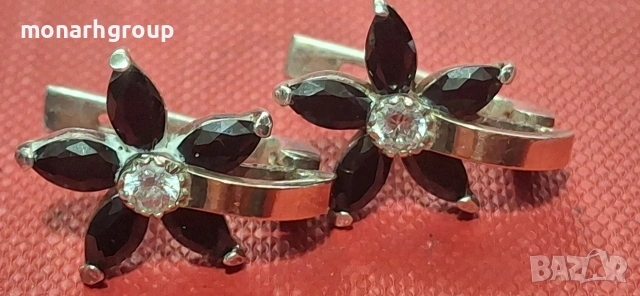 Сребърни обеци