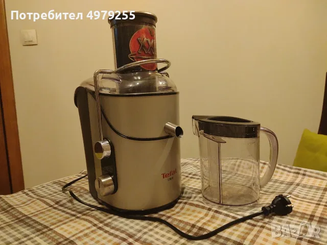 Мощна сокоизтисквачка за цели плодове и зеленчуци Tefal XXL 1200W /ZN655H66 + документи 