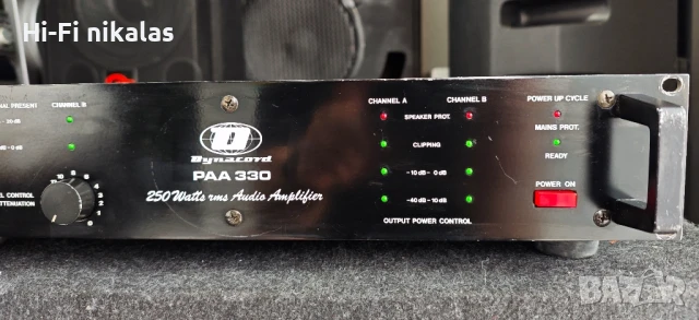 професионално стъпало усилвател DYNACORD PAA 330, снимка 3 - Ресийвъри, усилватели, смесителни пултове - 50657131