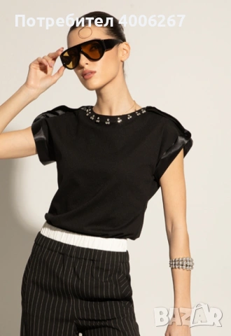 Lucy нова елегантна блуза м-л , снимка 2 - Тениски - 53941348