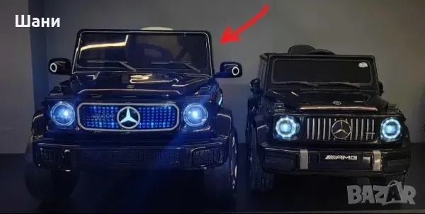 Акумулаторен джип Mercedes-Benz Concept EQG 12V с меки гуми, снимка 2 - Детски велосипеди, триколки и коли - 50029004