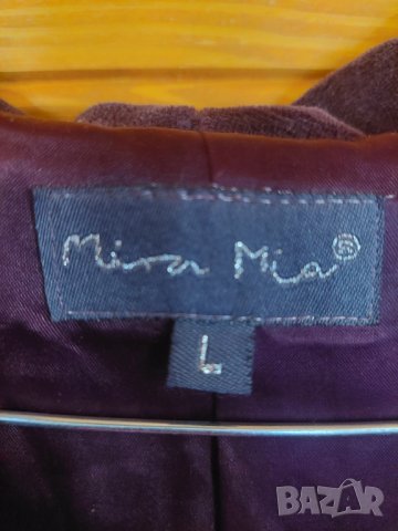 Елегантно дълго дамско палто Mira Mia Барок, снимка 4 - Палта, манта - 37888528