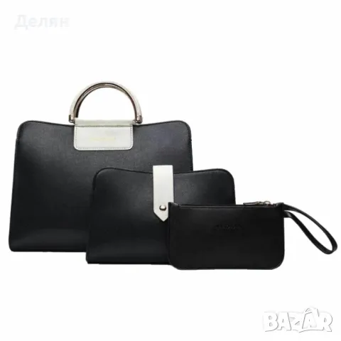 Комплект дамски чанти с модерен дизайн., снимка 1