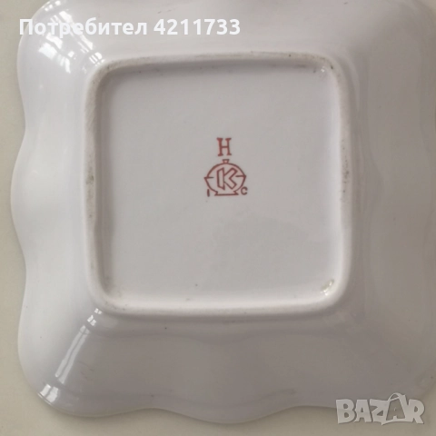 4 квадратни купи с позлата НОВО, снимка 3 - Сервизи - 52811926