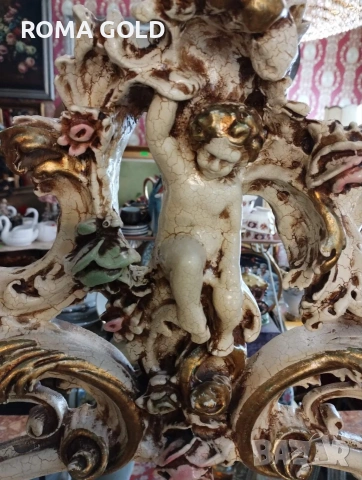 Италианска конзола с огледало., снимка 5 - Други - 54125215