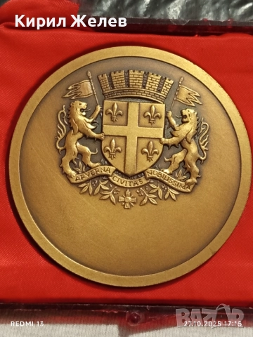 Медал КАТЕДРАЛАТА УСПЕНИЕ БОГОРОДИЧНО КЛЕРМОН ФЕРАН ФРАНЦИЯ за КОЛЕКЦИЯ 47920, снимка 10 - Антикварни и старинни предмети - 52200998