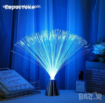 Фиброоптична лампа Led Fiber Optical, многоцветна LED декорация, нощна лампа, снимка 1