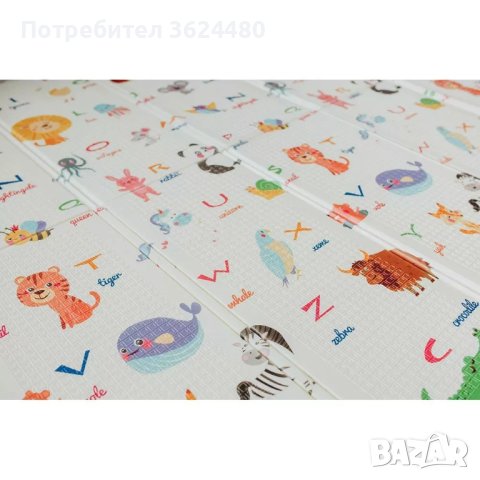 Двулицево детско килимче за игра, снимка 10 - Други - 42721260