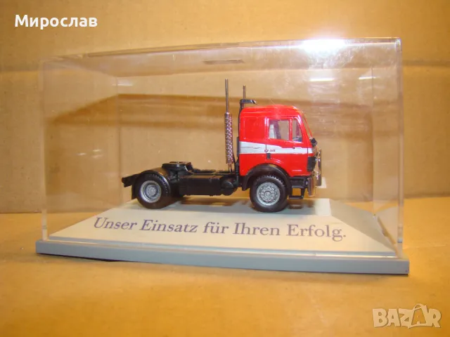 HERPA H0 1/87 MERCEDES BENZ ВЛЕКАЧ КАМИОН МОДЕЛ ИГРАЧКА, снимка 4 - Колекции - 48483636