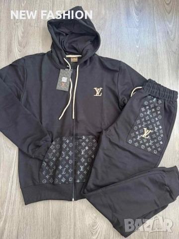 Дамски Памучен Екип - лого Бродирано ✨ Louis Vuitton 