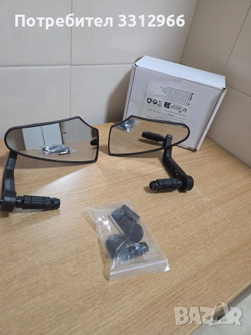 Чисто нов комплект регулируеми огледала за обратно виждане за велосипед., снимка 2 - Части за велосипеди - 54180897