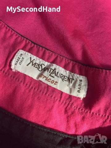 Yves Saint Laurent винтидж дамска тениска , снимка 4 - Тениски - 56242251