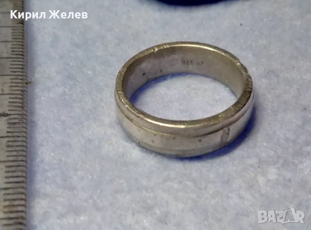 СТИЛНА МАСИВНА СРЕБЪРНА ХАЛКА ПРЪСТЕН МАРКОВО СРЕБРО 925 ПРОБА 48622, снимка 12 - Пръстени - 50354710