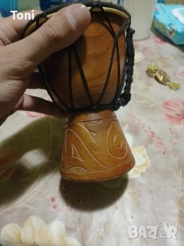 много красива тарамбука 15-16см, снимка 4 - Антикварни и старинни предмети - 53953173