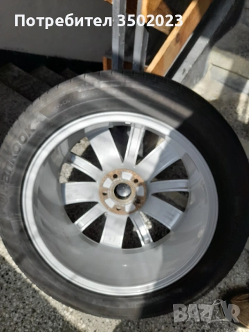 Джанти с Гуми 18 цола 5x112 Vw Tiguan / Фолксваген Тигуан . 7J ET43 ц Централен отвор 57.1, снимка 8 - Гуми и джанти - 54007392