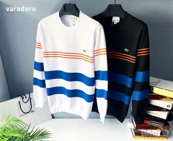 LACOSTE памук с бродерия , снимка 3 - Блузи - 34351634