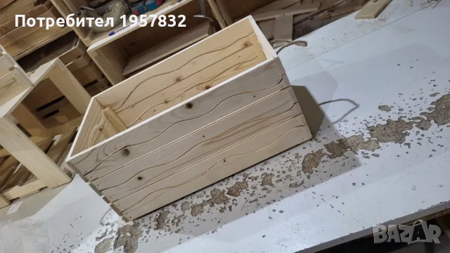 Декоративни дървени щайги Серия ривър, снимка 2 - Оборудване за магазин - 49106647