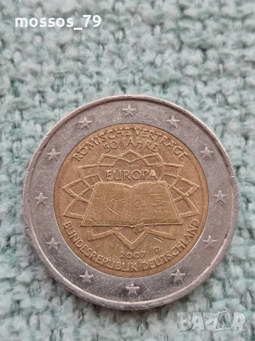 Куриозна монета 2€ Люксембург 2007г., снимка 4 - Нумизматика и бонистика - 51446360