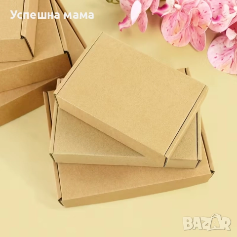 Кутийки за handmade, 120 х 80 х 30 мм., кафяви