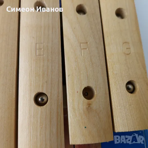Стар Детски Дървен Ксилофон ГДР  B0106, снимка 6 - Други ценни предмети - 48692857