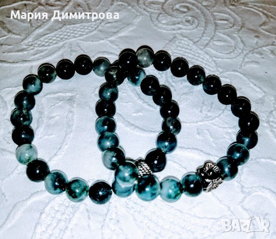 Гривна от естественни камъни , снимка 1