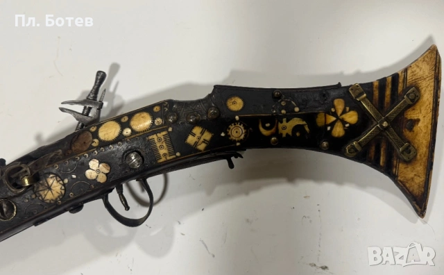 Османска кремъчна пушка, снимка 10 - Антикварни и старинни предмети - 54059022