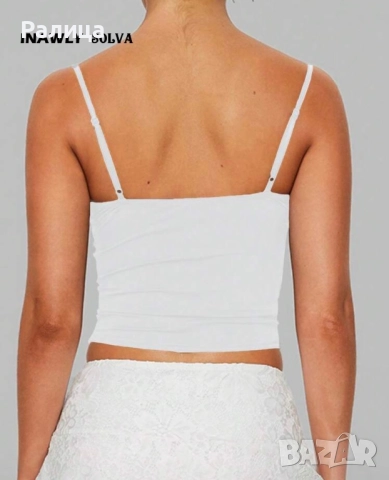 Нов летен бял топ, снимка 2 - Корсети, бюстиета, топове - 51478128