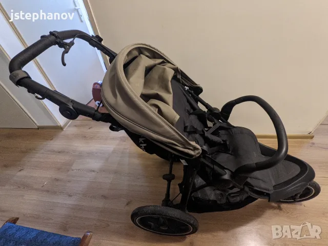 Детска количка Hauck Runner 3 + екстри, снимка 4 - Детски колички - 56432032