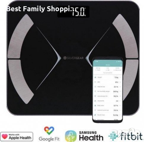 Интелигентна везна Silvergear, снимка 2 - Електронни везни - 37389499