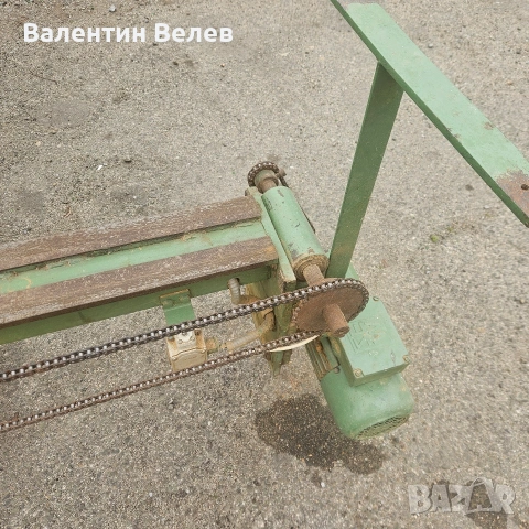 гръцки автоматичен циркуляр с подрезвачи,дължина на ряза 3600мм.ширина на ряза 1200мм., снимка 4 - Други машини и части - 54215501