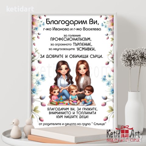 Постер за учител, снимка 6 - Подаръци за жени - 44343418