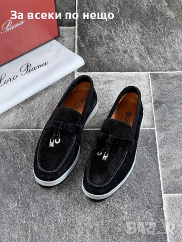 Loro Piana Дамски Черни Ежедневни Обувки Естествена Кожа🥿Дамски Мокасини Лоро Пиана Код E551, снимка 2 - Дамски ежедневни обувки - 50824602