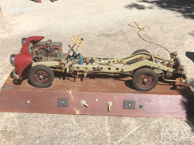 ретро автомобил /учебен демонстрационен модел/ - 1963г. - GERMANY, снимка 9 - Антикварни и старинни предмети - 51603045