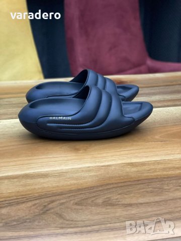 Дамски и мъжки чехли Balmain , снимка 4 - Чехли - 36897187