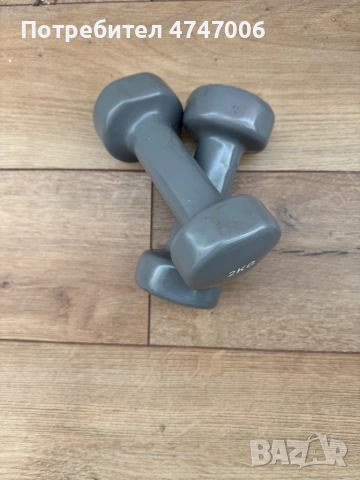 Дъмбели 2 x 2 кг, снимка 2 - Спортна екипировка - 53878437