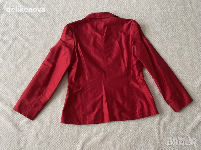 Fabrizio Lenzi. 🇮🇹  Size M 100% Копринена Красиво сако., снимка 9 - Сака - 44558312