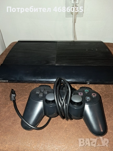 Playstation 3 super slim с джойстик и игри