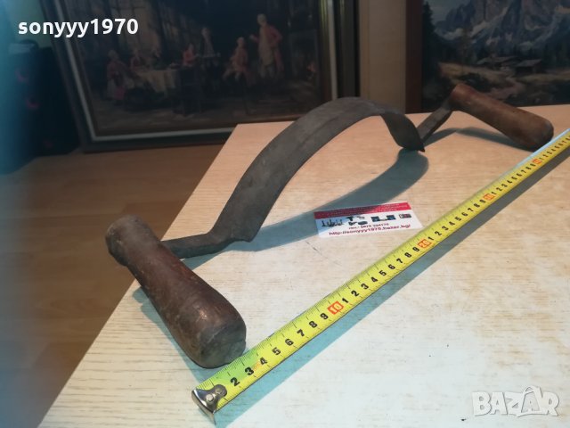 античен инструмент 50см за две ръце 1802211833, снимка 12 - Антикварни и старинни предмети - 31867702