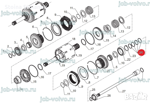 Уплътнителе пръстен  46X50X2 MM 142858  87429984 VOE11712470, снимка 2 - Индустриална техника - 51959234