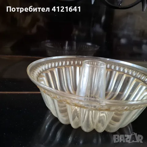 Форма за кекс, йенско стъкло, снимка 2 - Съдове за готвене - 56131913