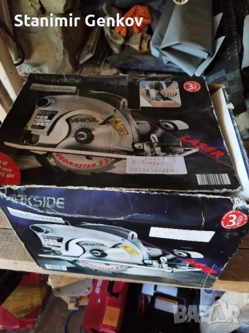 Циркуляр Parkside с лазерен водач, снимка 1