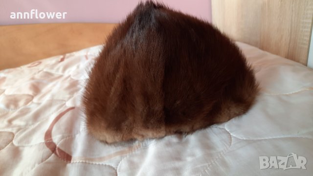 Шапка естествена кожа , снимка 1