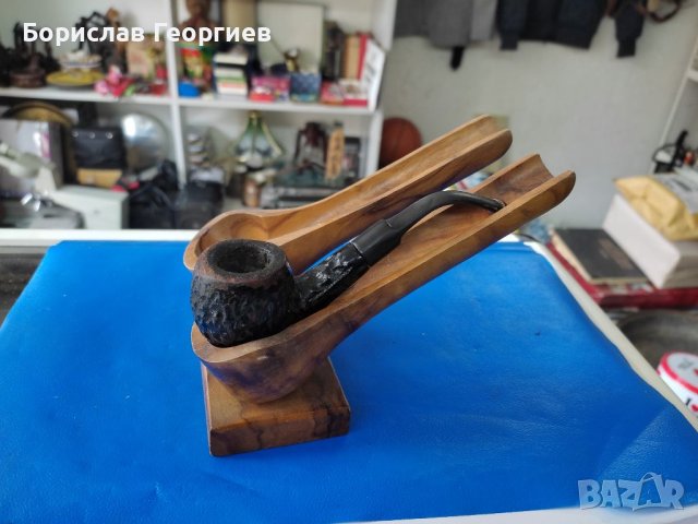 Лула за тютюн real briar заедно със стойка за две лули, снимка 2 - Лули - 40290977