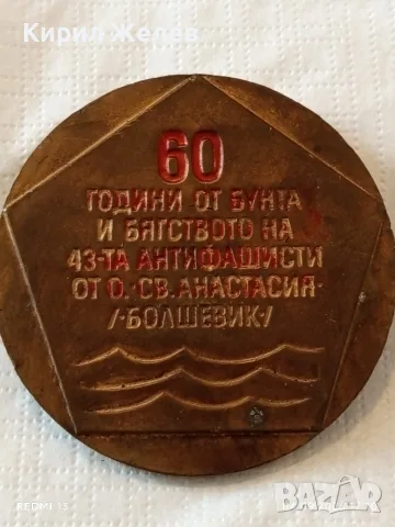 Два плакета Остров Болшевик - Чугунолеярен завод Стара Загора 45370, снимка 4 - Антикварни и старинни предмети - 55952892