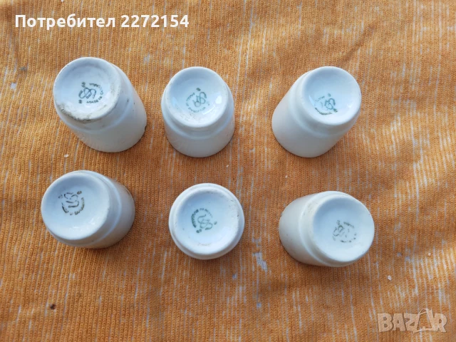 Порцеланова чаша 6 бр, снимка 3 - Антикварни и старинни предмети - 51369990